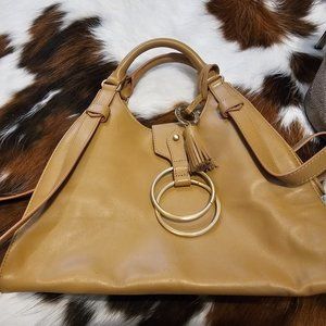 Leather handbag